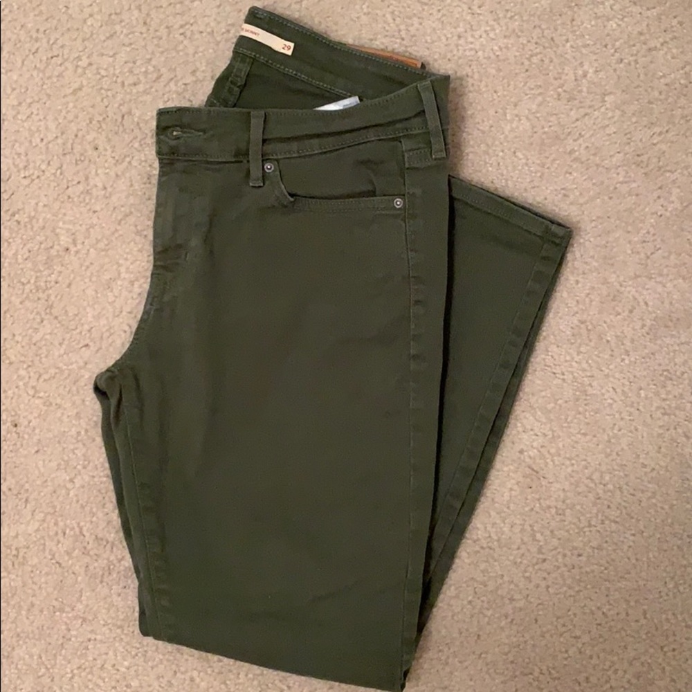 Levi’s green jeans
